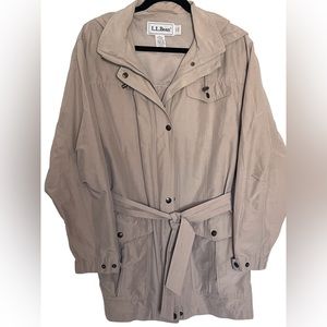 LL Bean Womens jacket Convertible hood